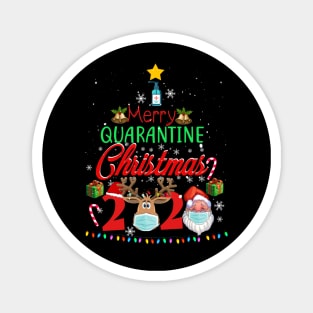 Merry Quarantine Christmas 2020 Pajamas Family Matching Xmas Magnet